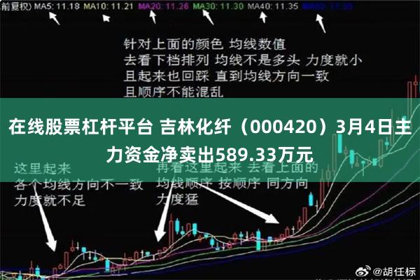 在线股票杠杆平台 吉林化纤（000420）3月4日主力资金净卖出589.33万元