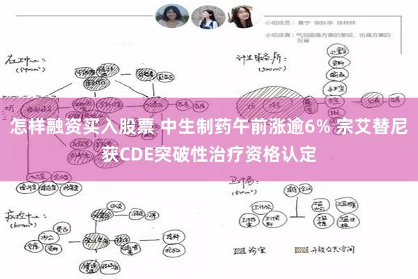 怎样融资买入股票 中生制药午前涨逾6% 宗艾替尼获CDE突破性治疗资格认定